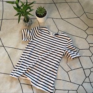 GAP striped cotton shirt with zip back